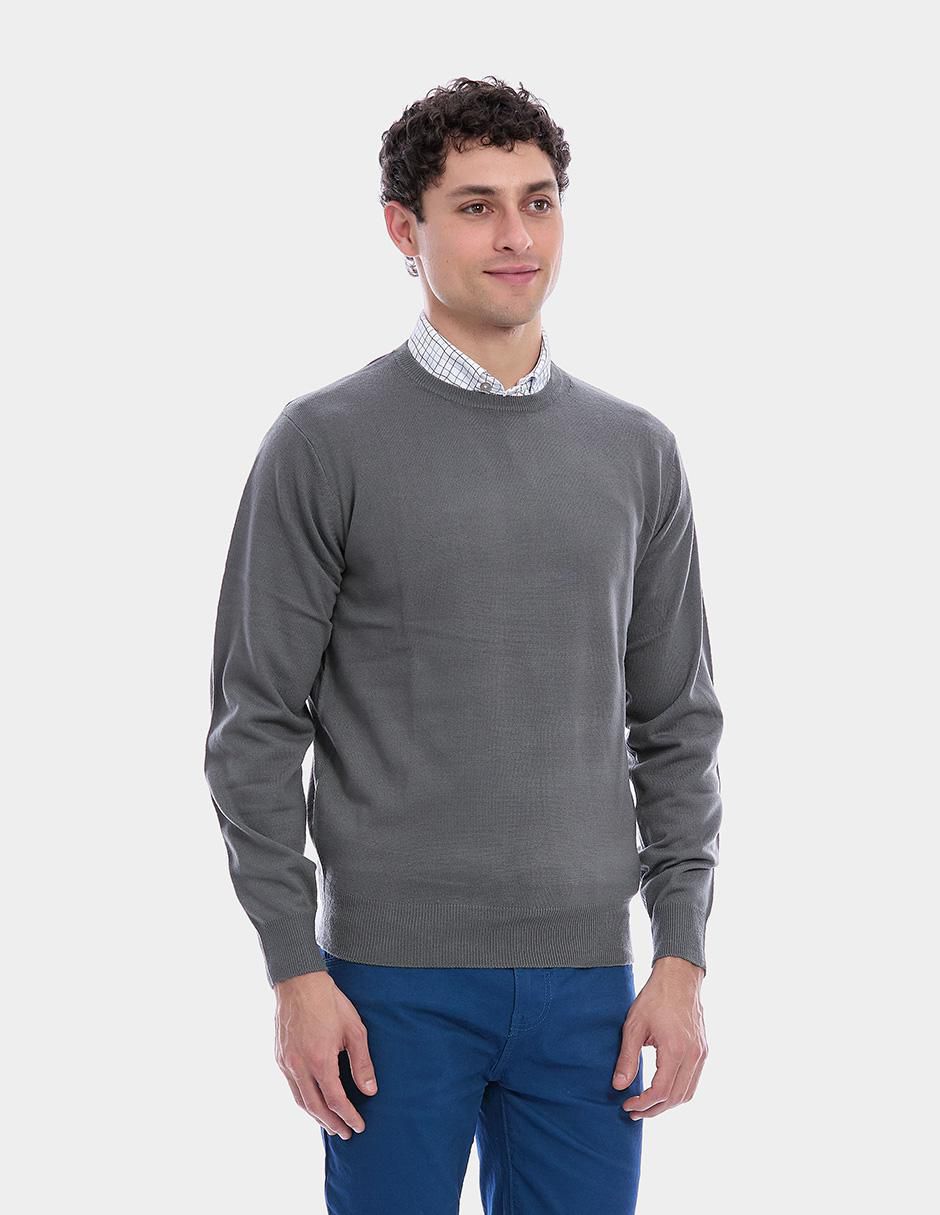 "suéter" vittorio forti "cuello" redondo "para hombre"