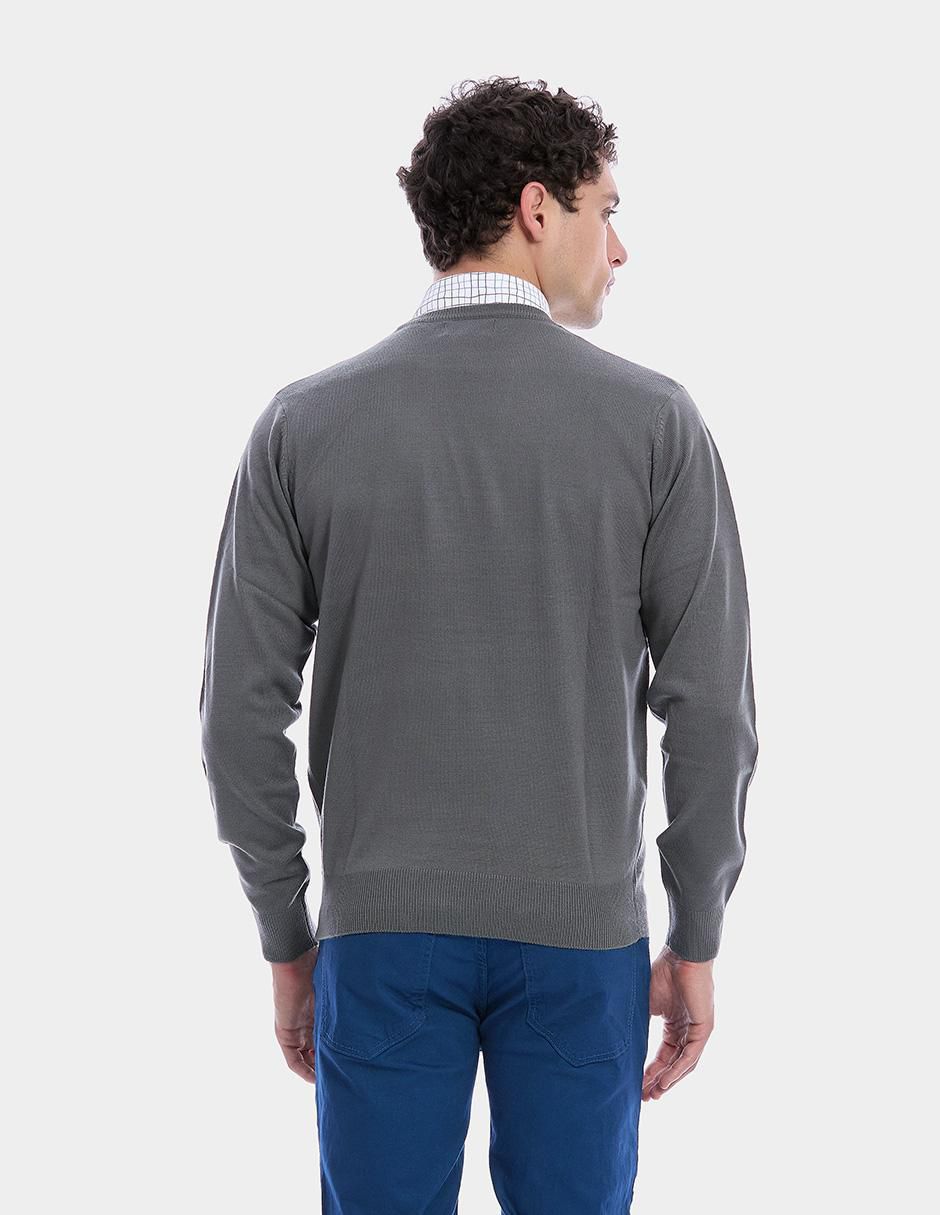 "suéter" vittorio forti "cuello" redondo "para hombre"