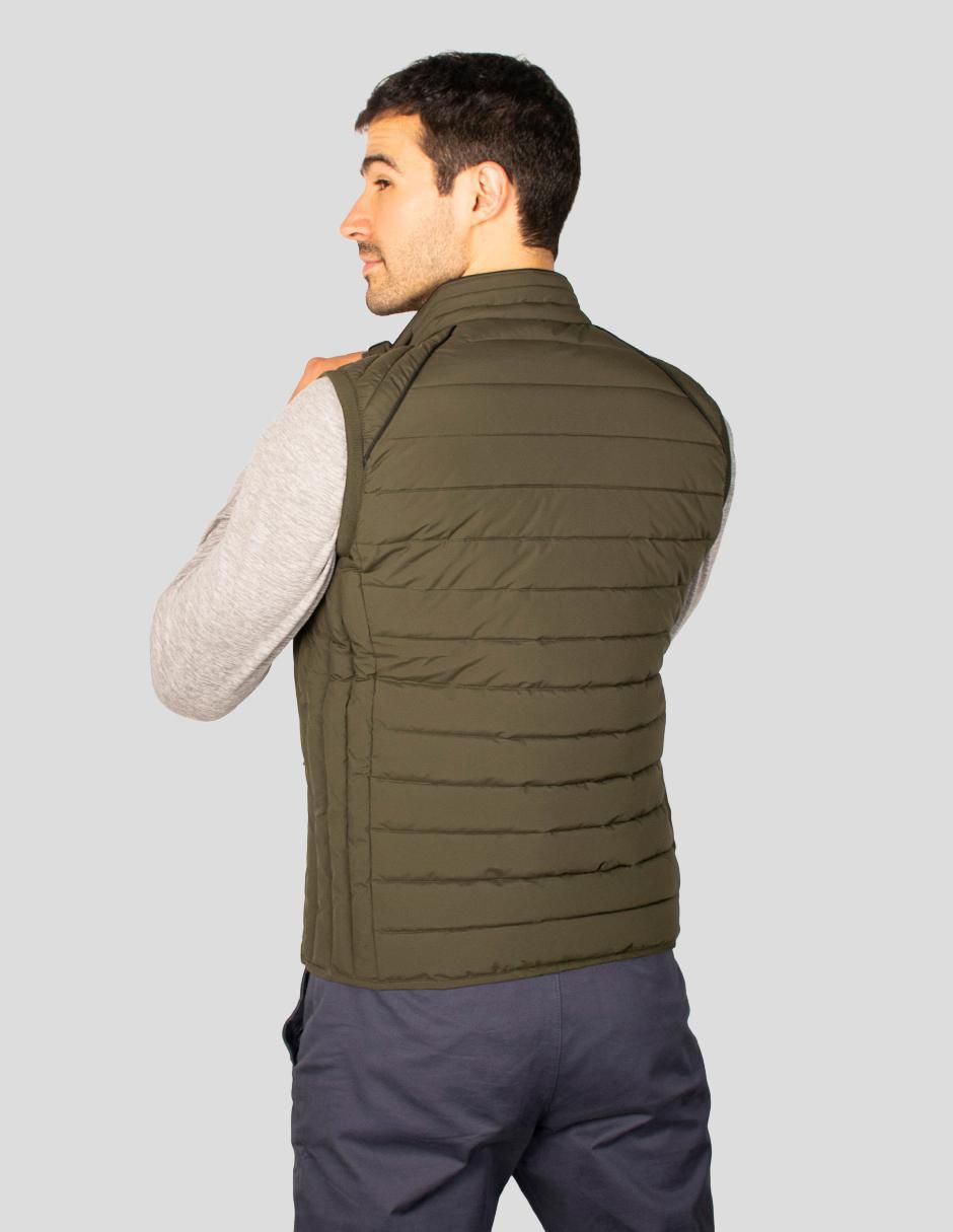 "chaleco" greenlander no poliéster capitonado "para hombre"