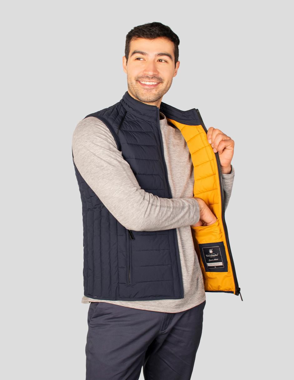 "chaleco" greenlander no poliéster capitonado "para hombre"