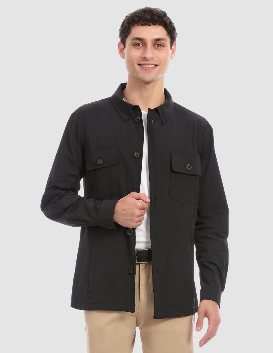 Sobrecamisa casual manga larga para hombre Sobrecamisa casual manga larga para hombre