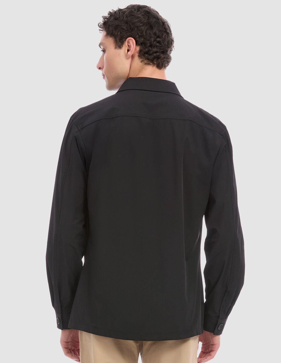 Sobrecamisa casual manga larga para hombre 5