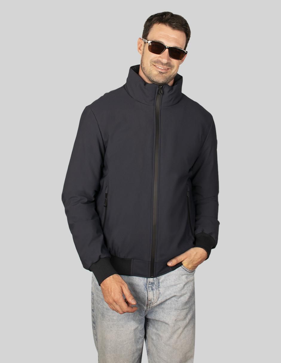 Chamarra bomber con bolsillos para hombre