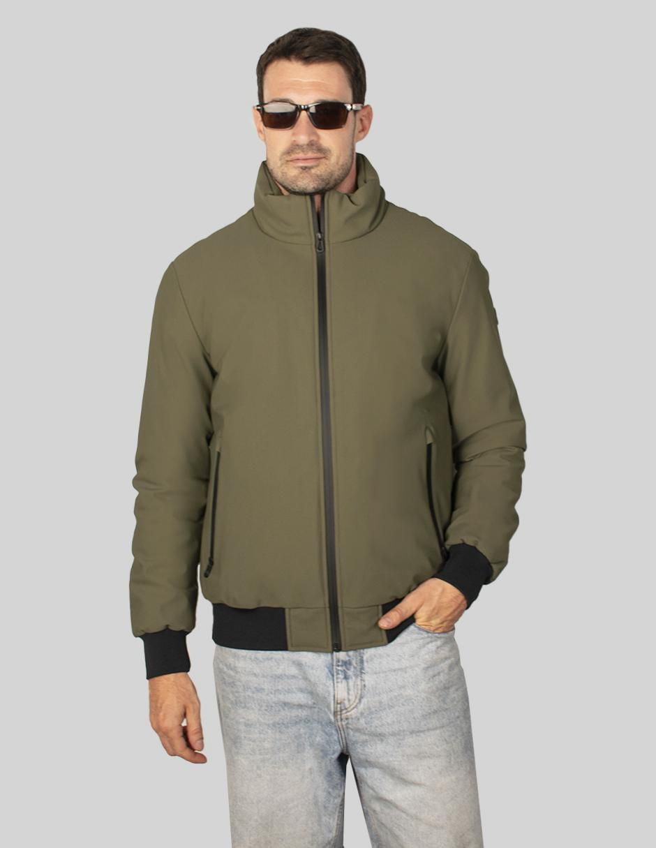 "chamarra" bomber greenlander sin familia o colección no "de" poliéster sin capucha "para hombre"