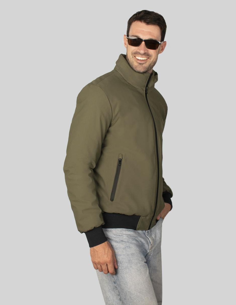 "chamarra" bomber greenlander sin familia o colección no "de" poliéster sin capucha "para hombre"