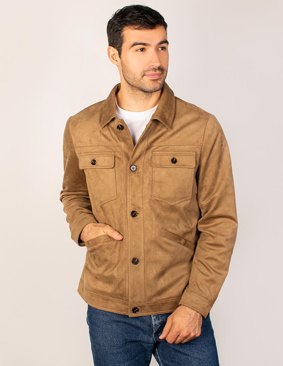 Chamarra casual con bolsillos para hombre Chamarra casual con bolsillos para hombre