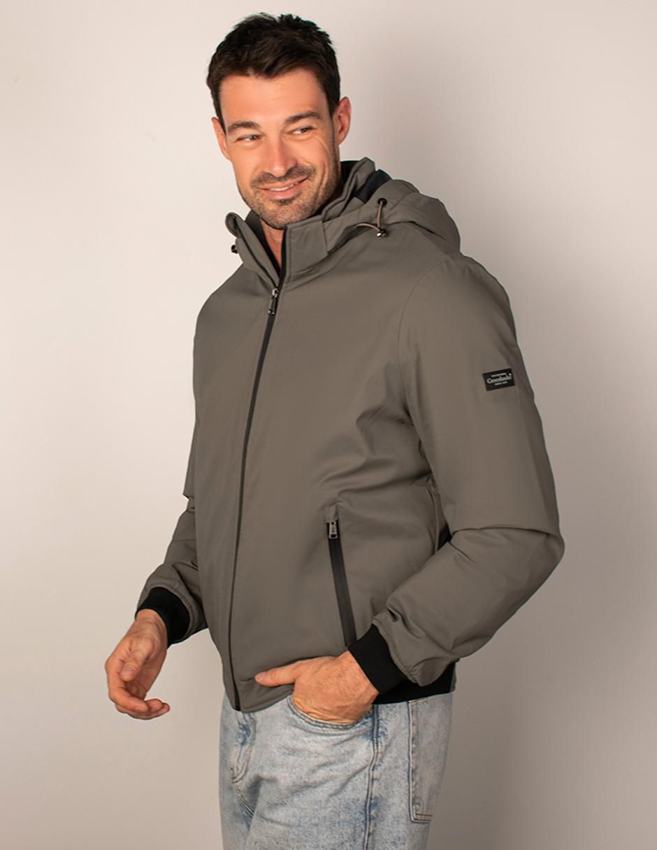 "chamarra" bomber greenlander sin familia o colección no "de" poliéster capucha desmontable "para hombre"