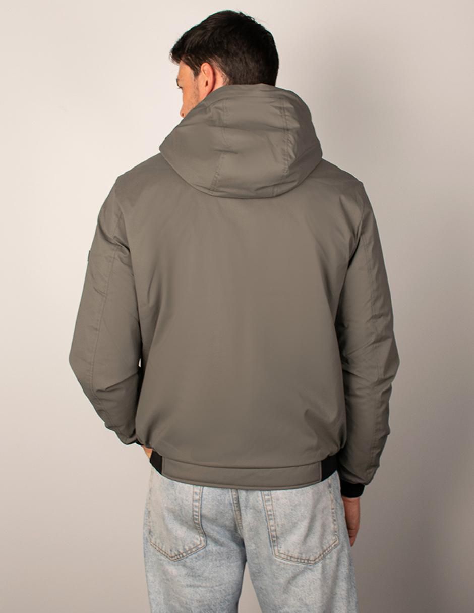 "chamarra" bomber greenlander sin familia o colección no "de" poliéster capucha desmontable "para hombre"