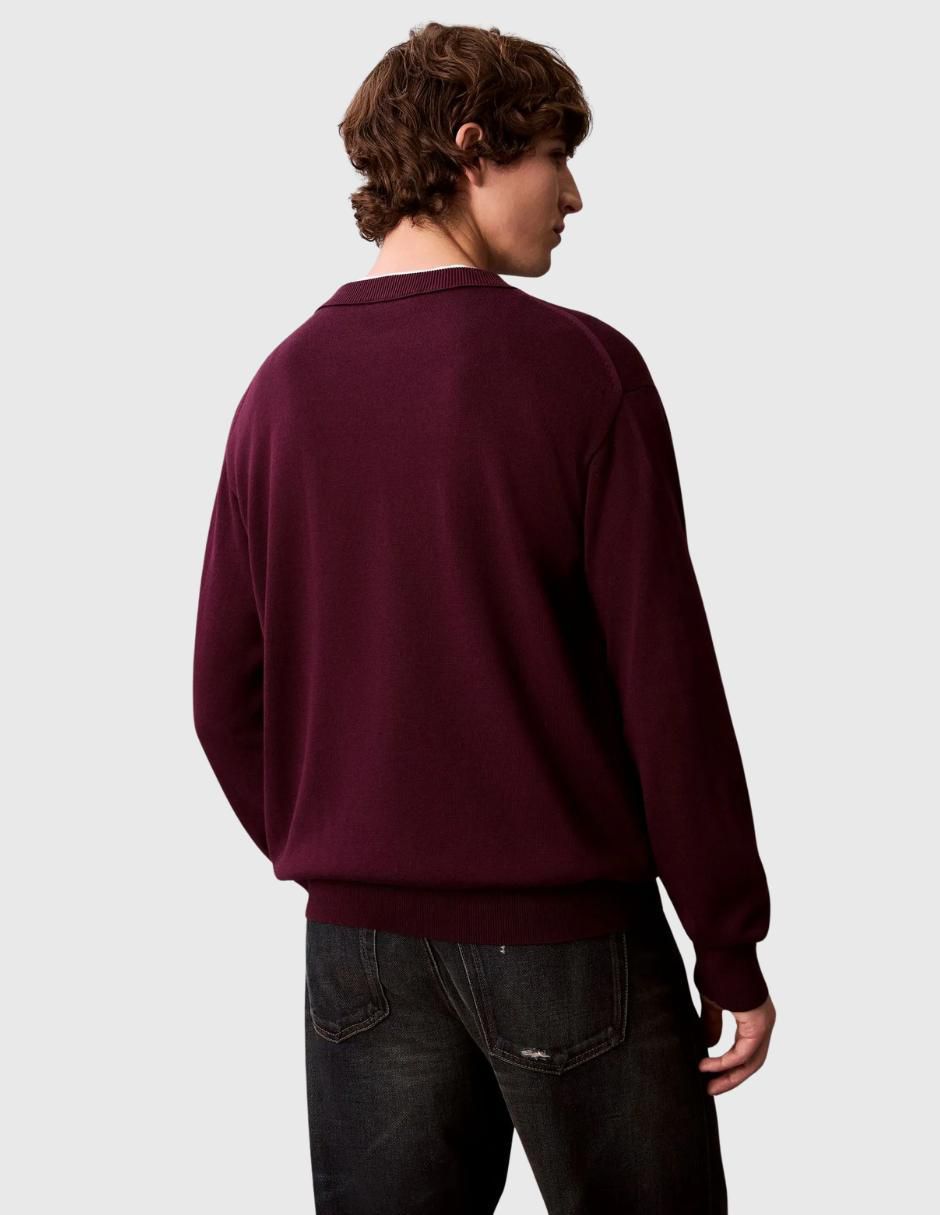 "suéter" calvin klein "cuello" redondo "para hombre"