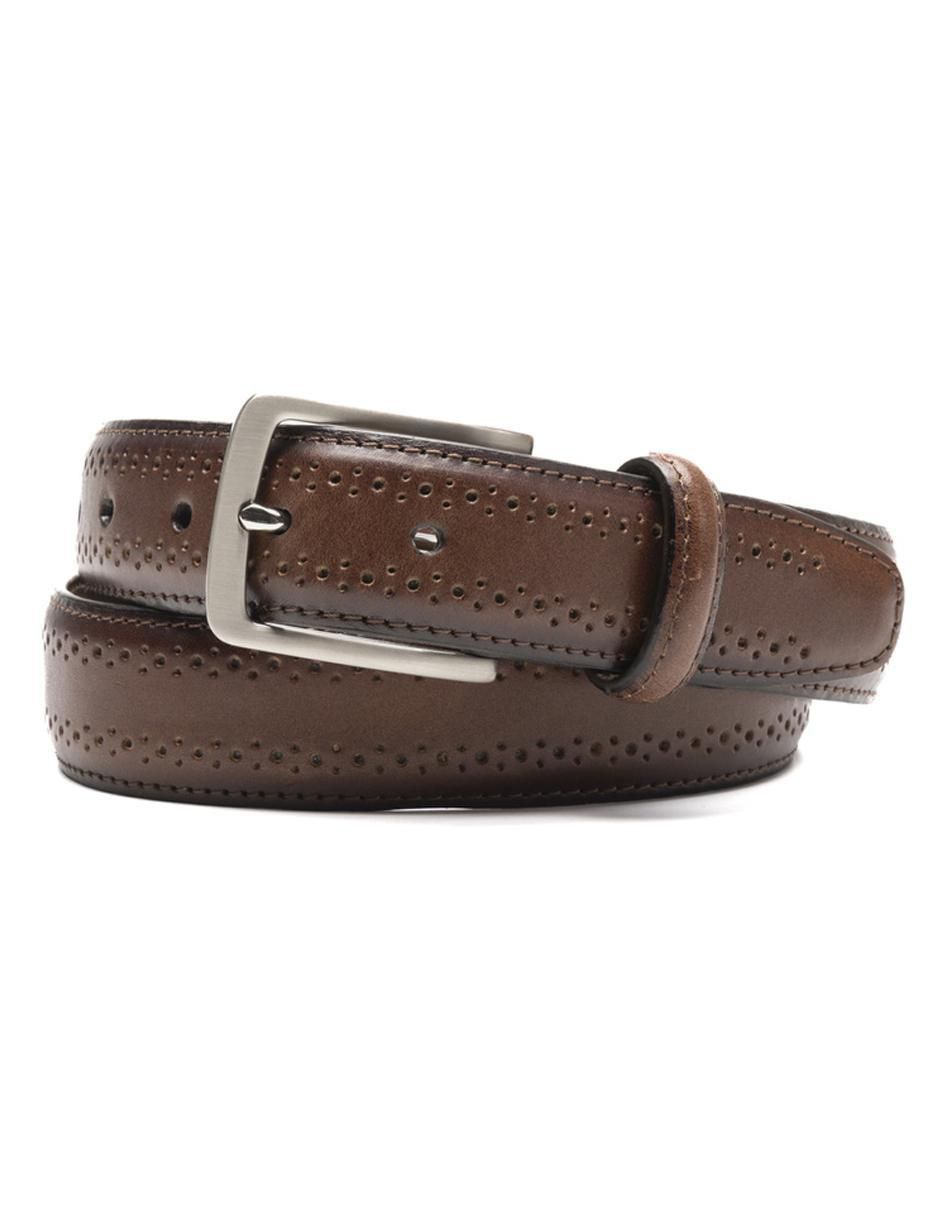 Cinturón de piel para hombre