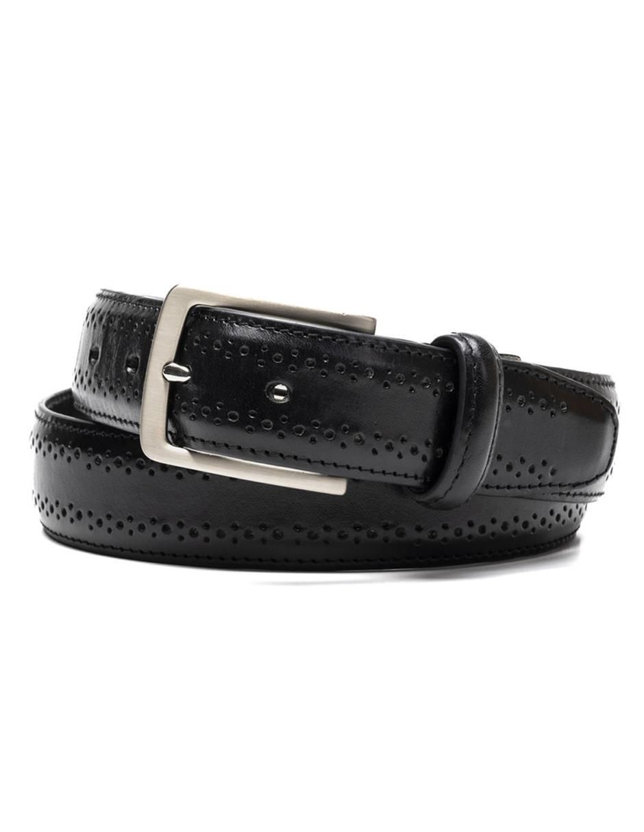 Cinturón de piel para hombre