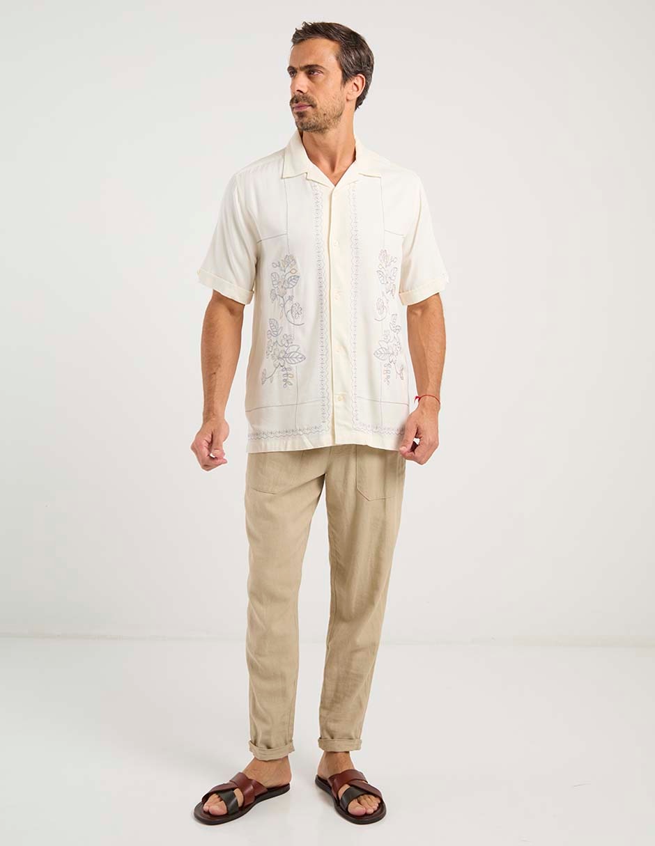 Camisa casual manga corta para hombre 2