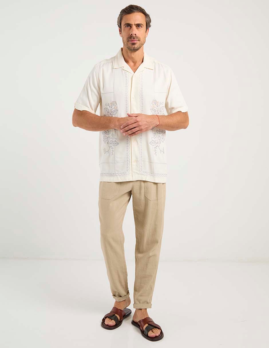 Camisa casual manga corta para hombre 3