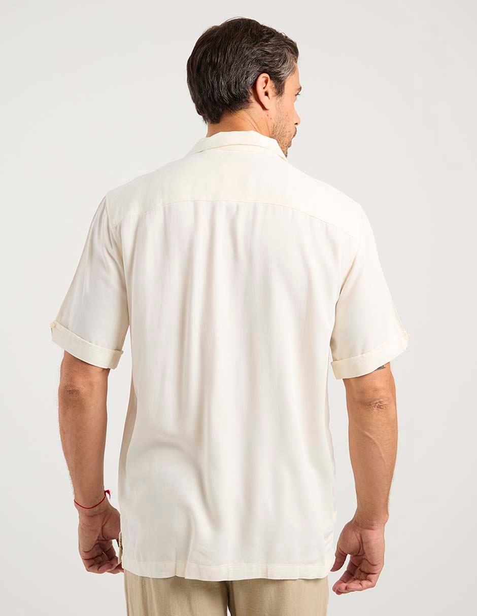 Camisa casual manga corta para hombre 6