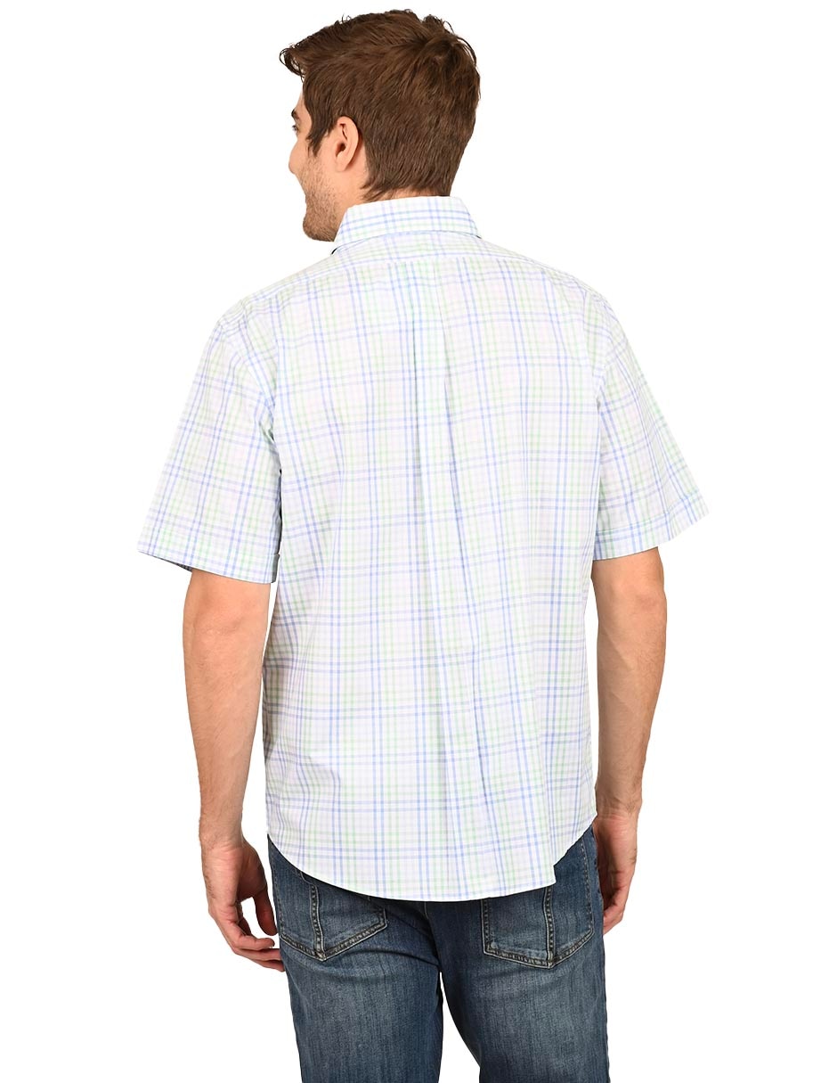 Camisa casual de algodón manga corta para hombre 3