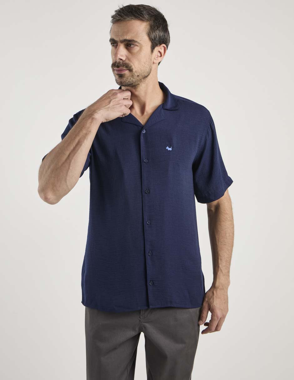 Camisa casual de algodón manga corta para hombre Camisa casual de algodón manga corta para hombre
