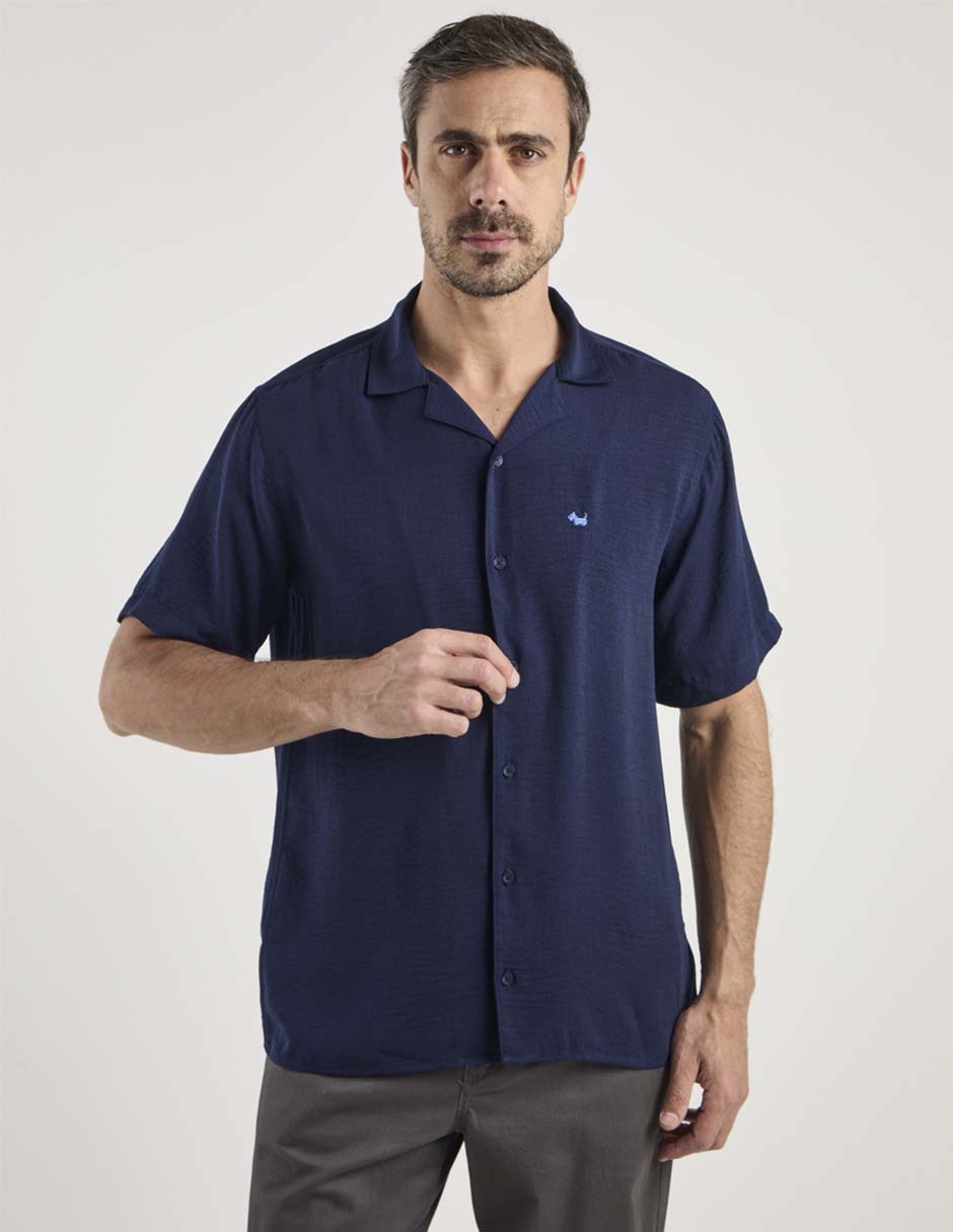 Camisa casual de algodón manga corta para hombre 2