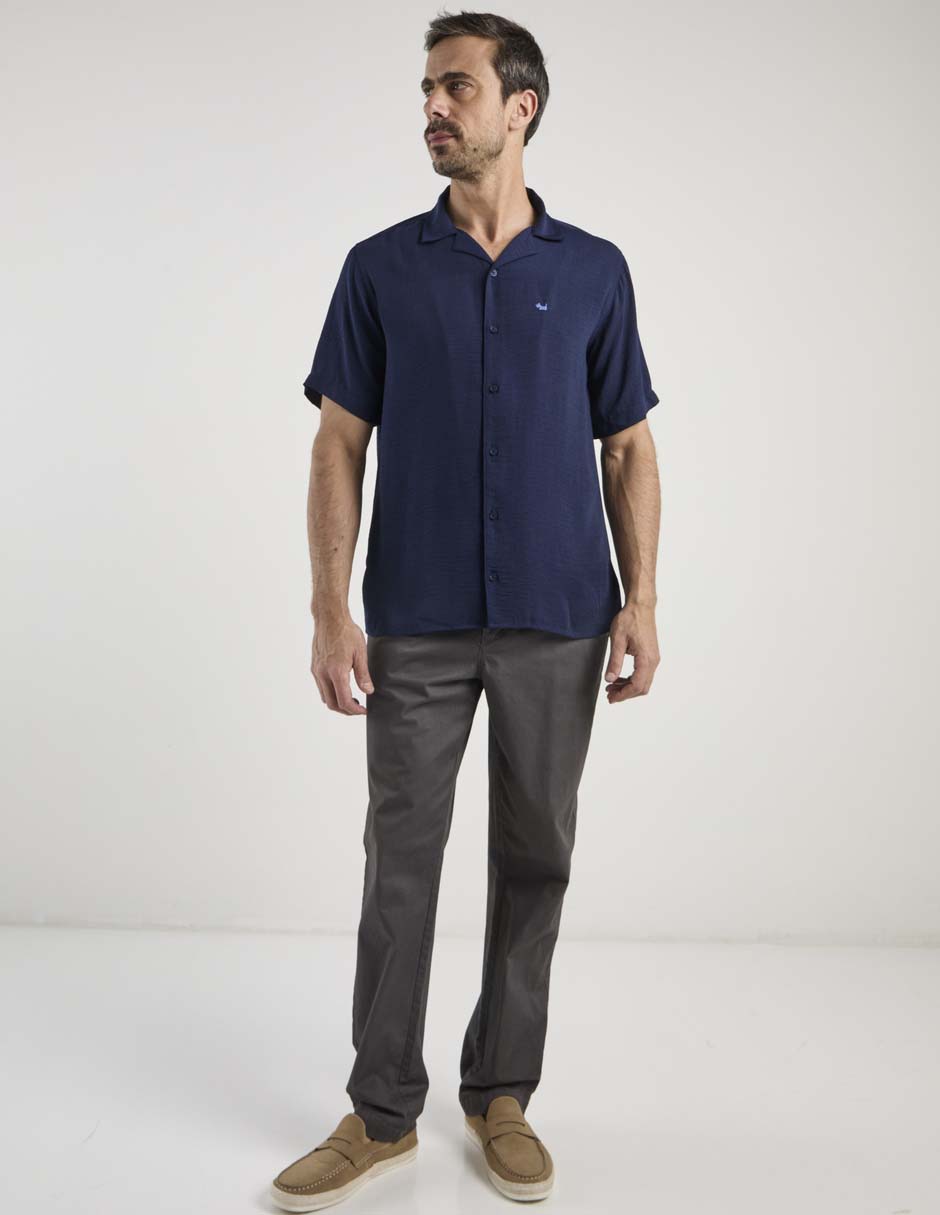 Camisa casual de algodón manga corta para hombre 3