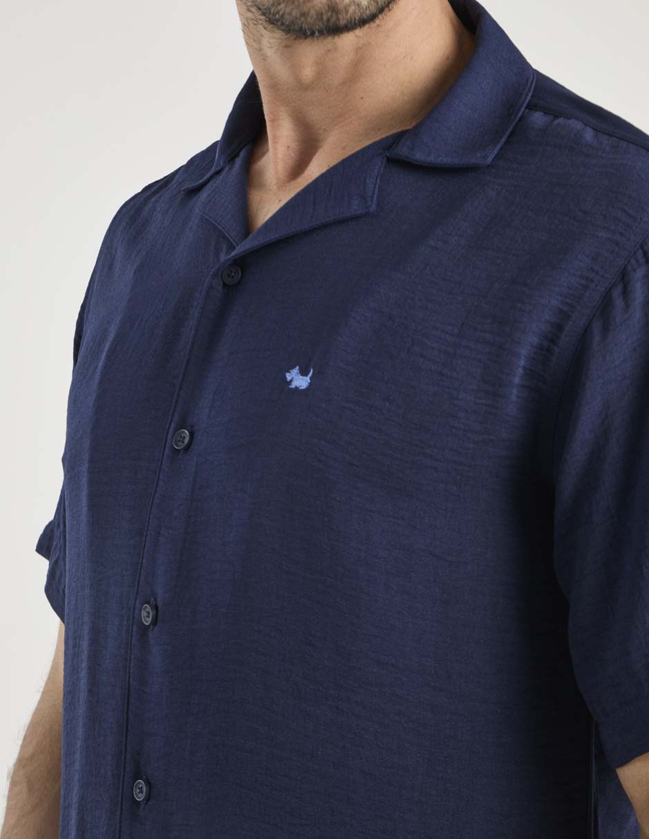 Camisa casual de algodón manga corta para hombre 4