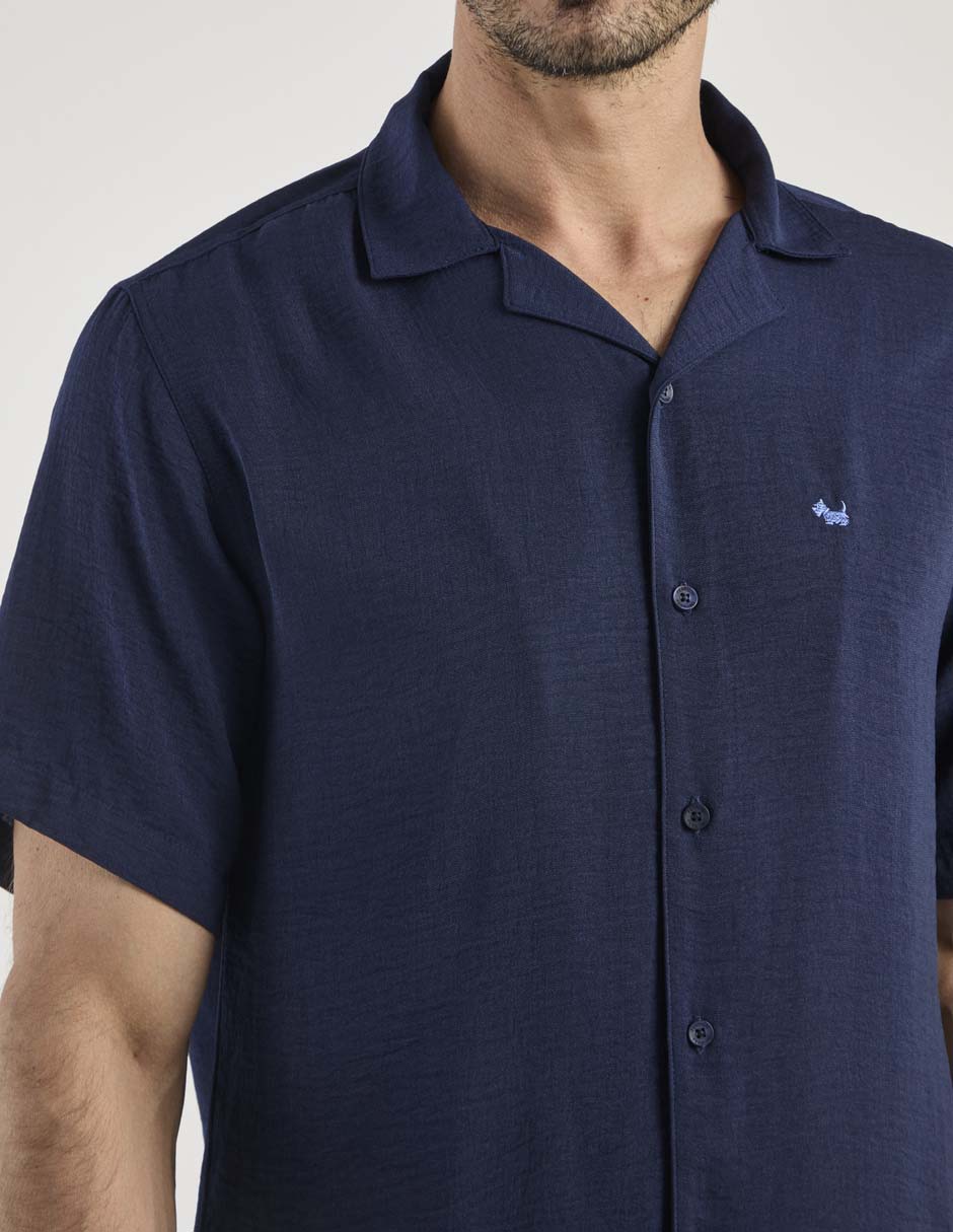 Camisa casual de algodón manga corta para hombre 5