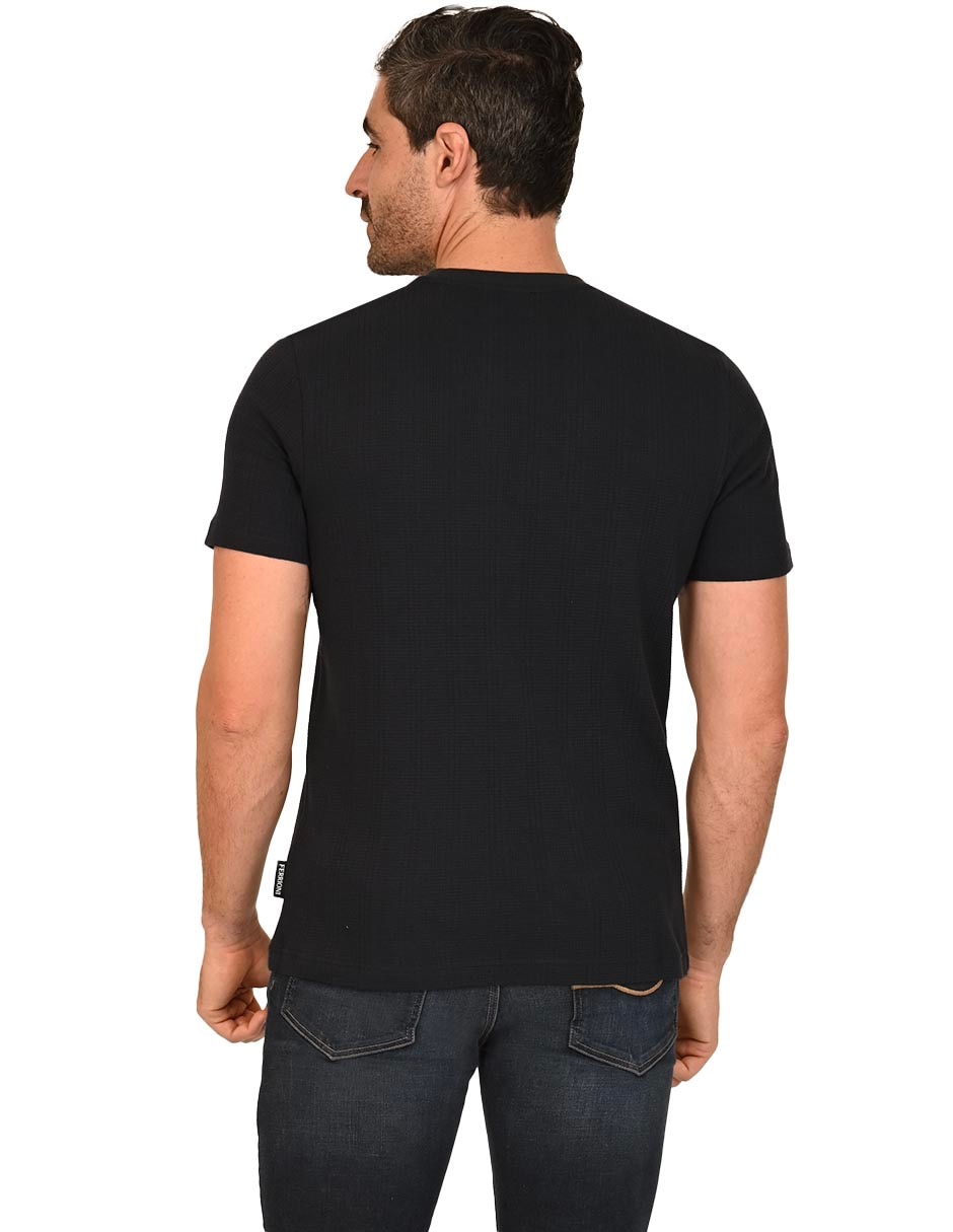 Playera M28530 cuello redondo para hombre 3