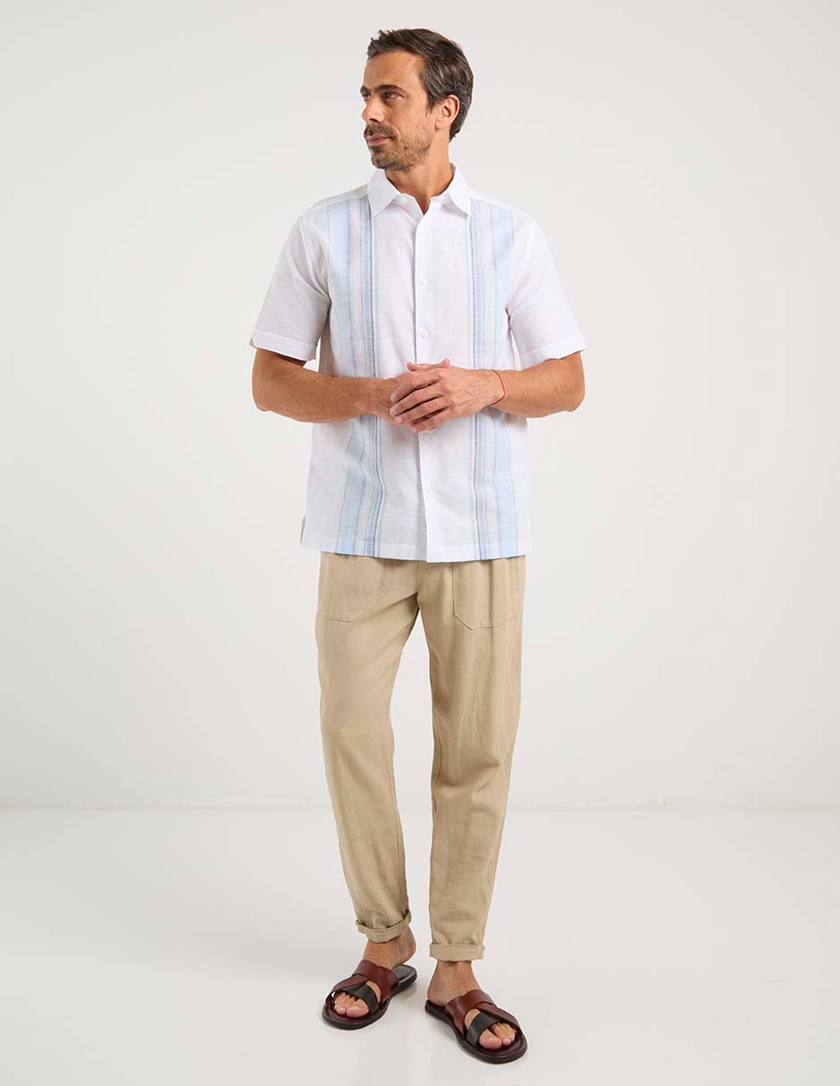 Camisa casual manga corta para hombre 3