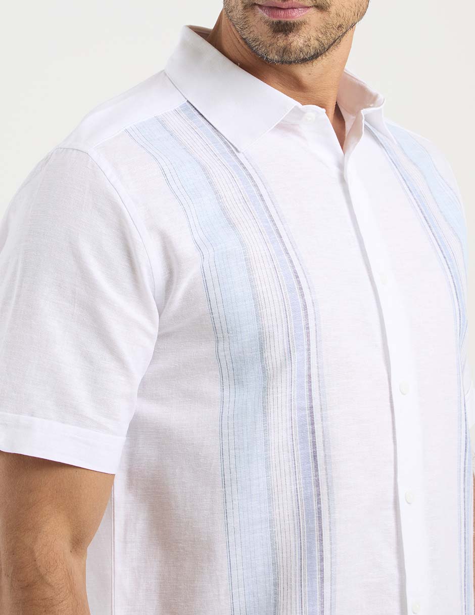 Camisa casual manga corta para hombre 4