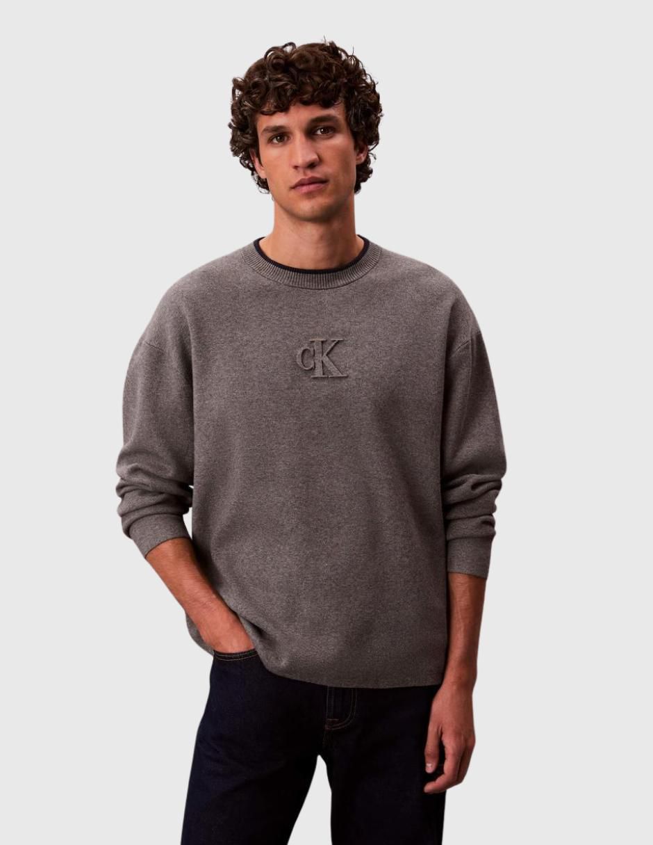 Suéter cuello redondo para hombre