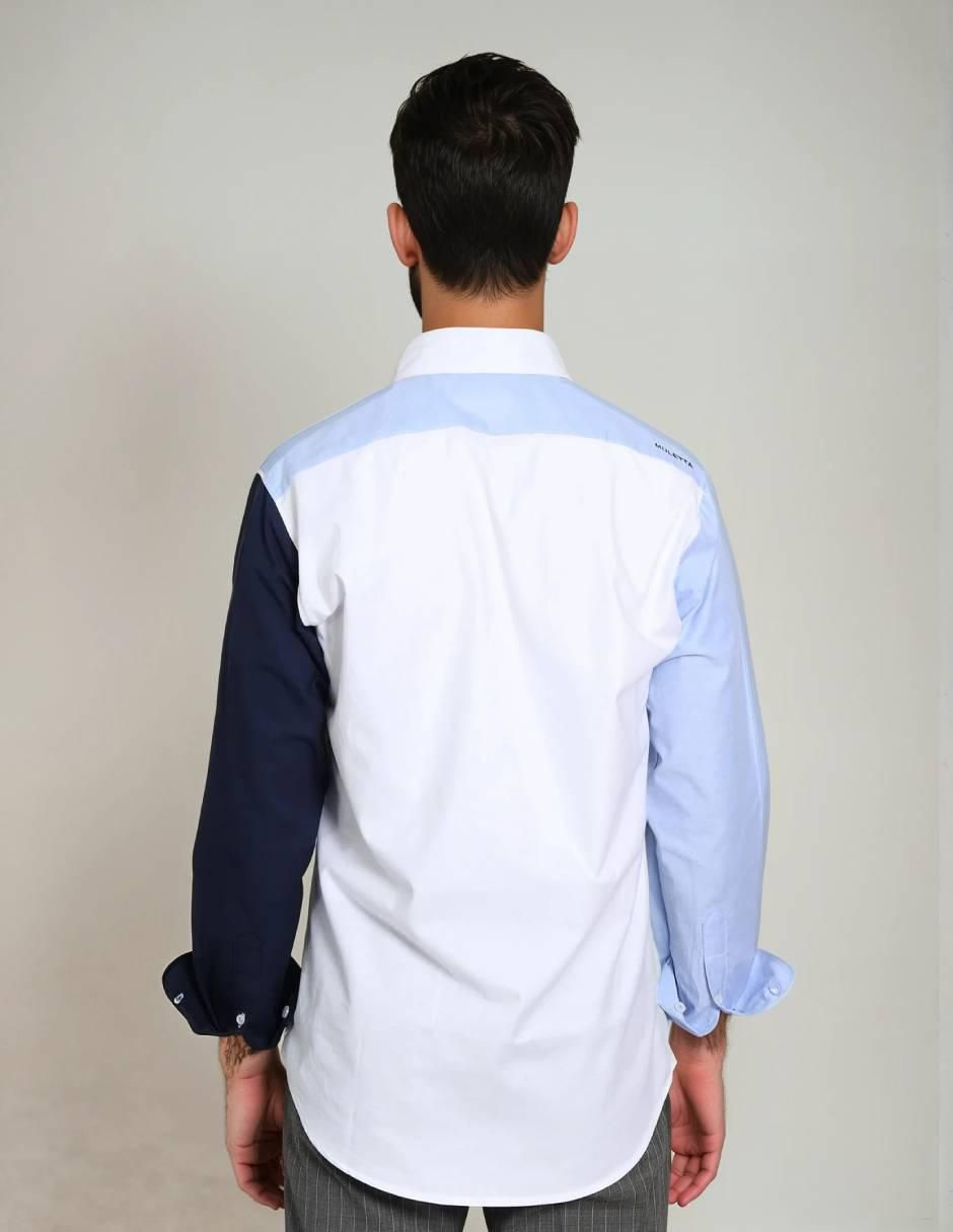 Camisa casual manga larga para hombre 3