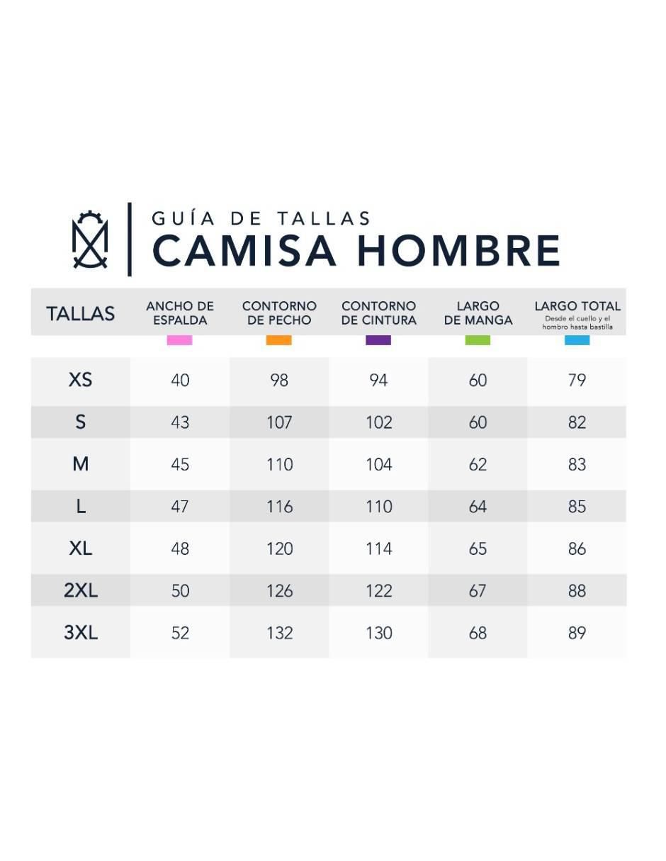 Camisa casual manga larga para hombre 5