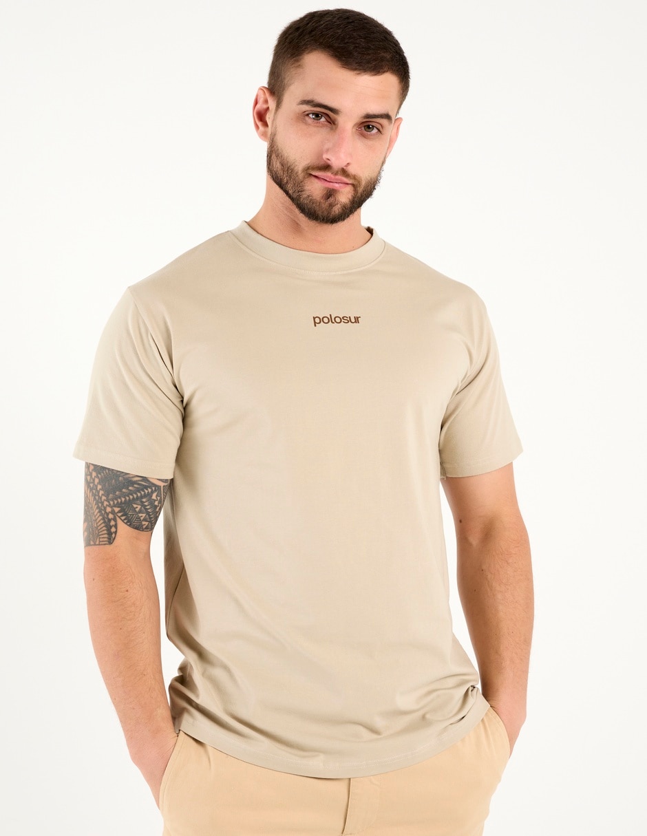 Playera cuello redondo para hombre