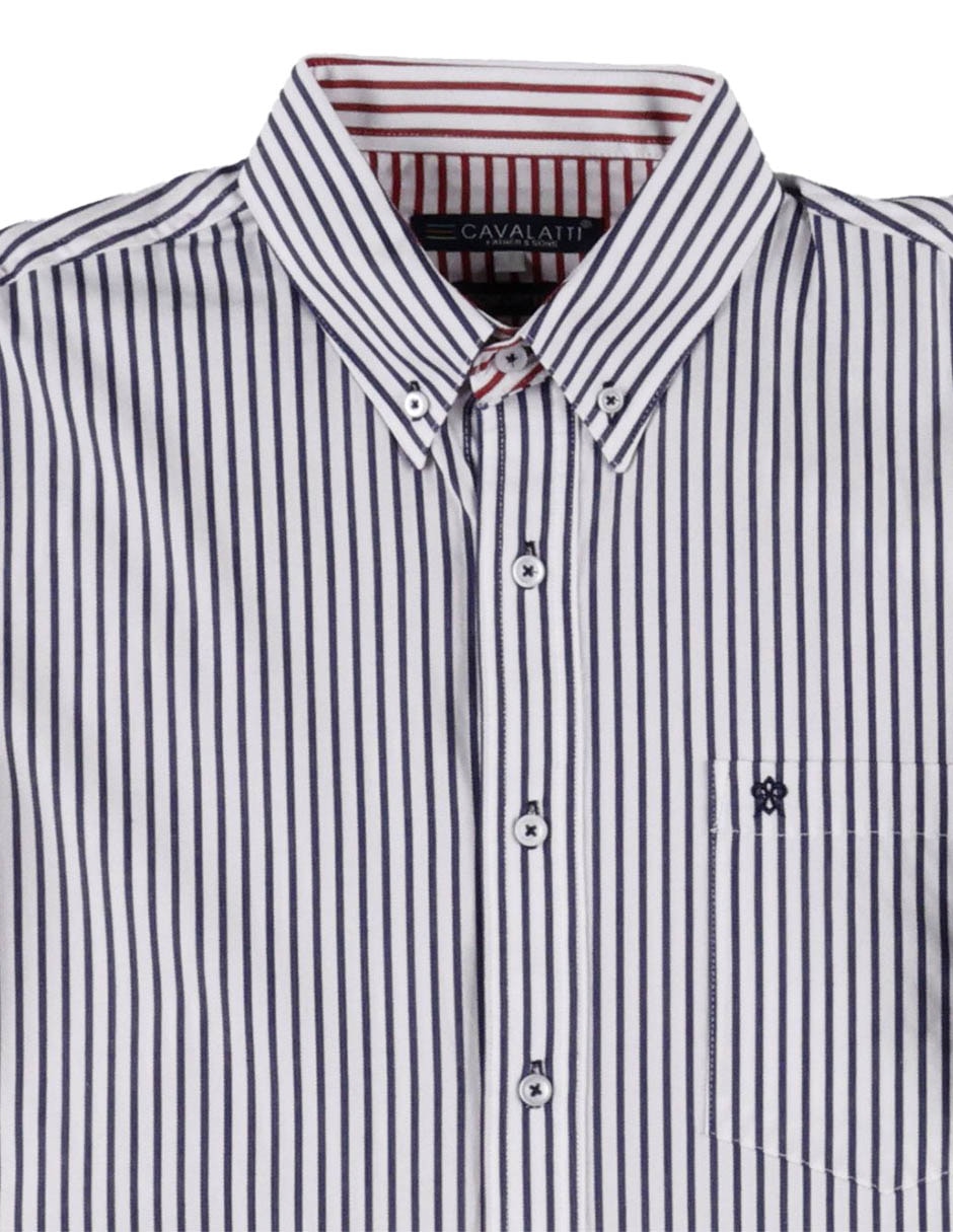 Camisa casual de algodón manga larga para hombre 5
