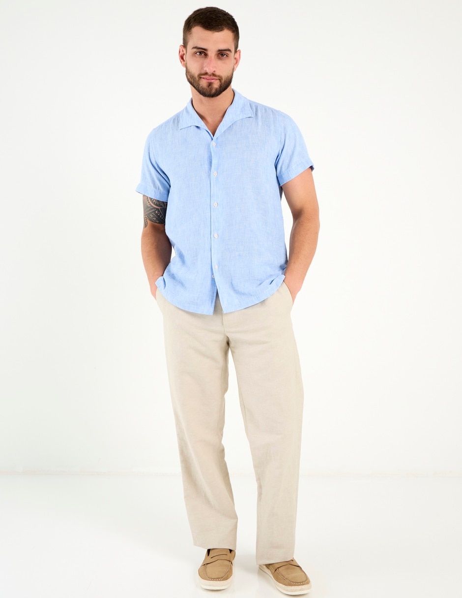 Camisa casual manga corta para hombre 3