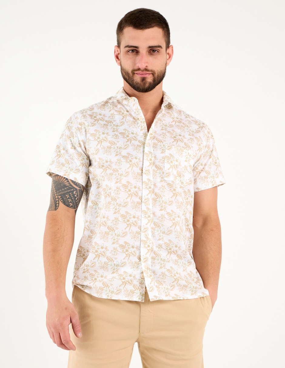 Camisa casual manga corta para hombre Camisa casual manga corta para hombre