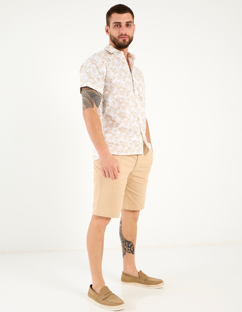Camisa casual manga corta para hombre 3
