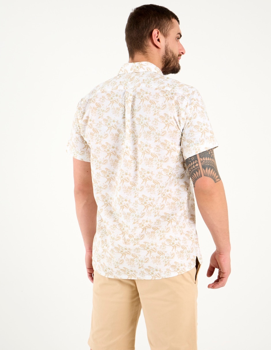 Camisa casual manga corta para hombre 6