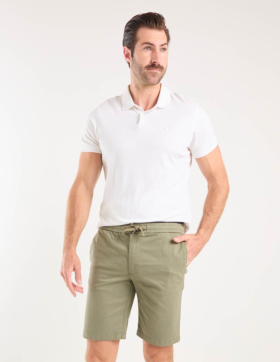 Bermuda de algodón para hombre