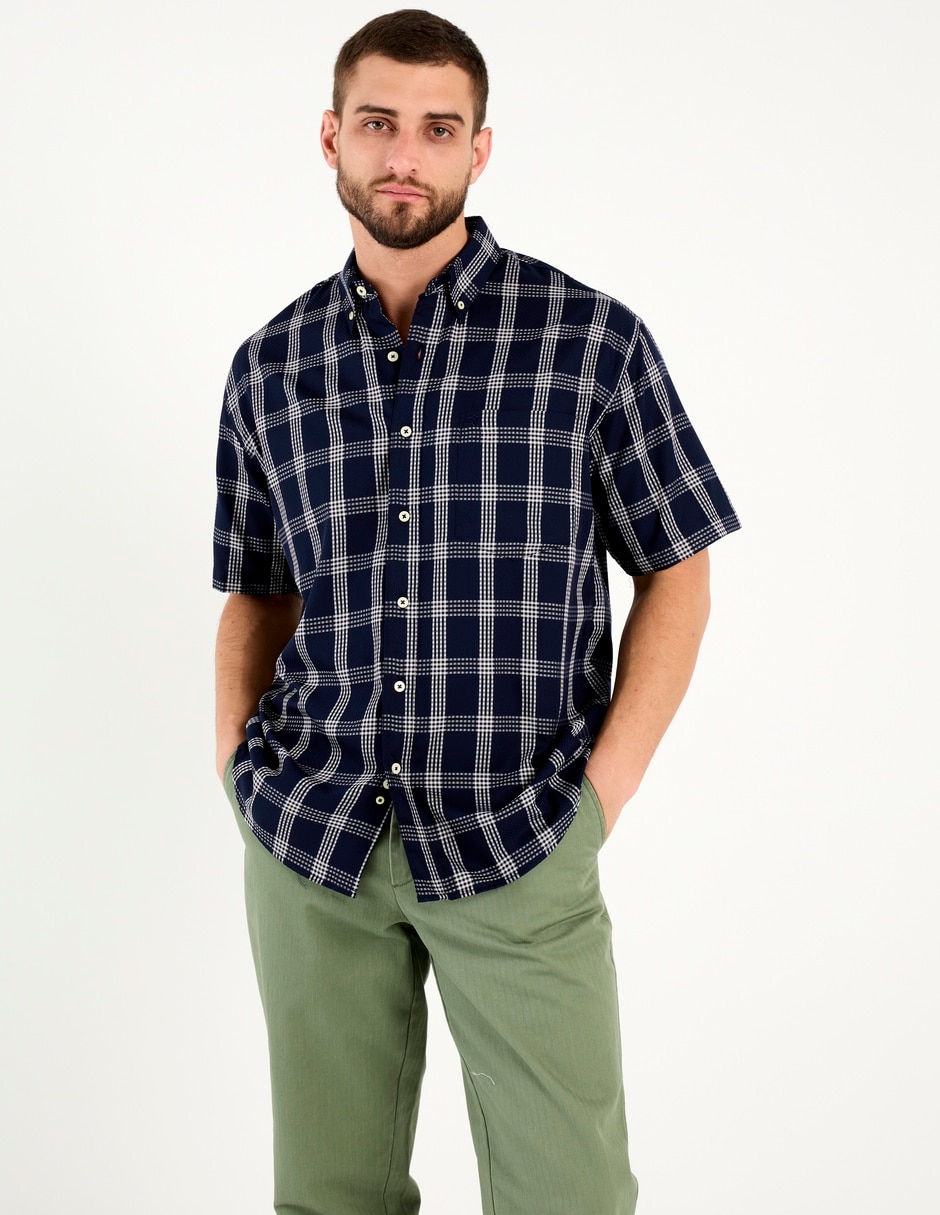 Camisa casual manga corta para hombre 2