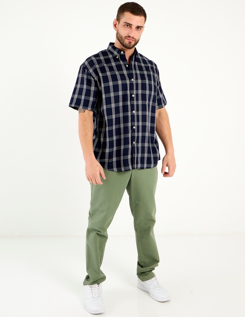 Camisa casual manga corta para hombre 3