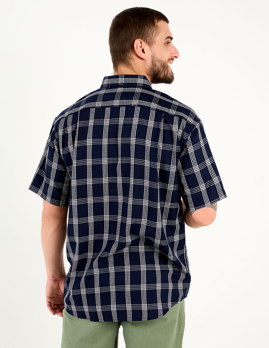 Camisa casual manga corta para hombre 5