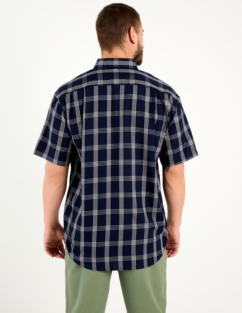 Camisa casual manga corta para hombre 6