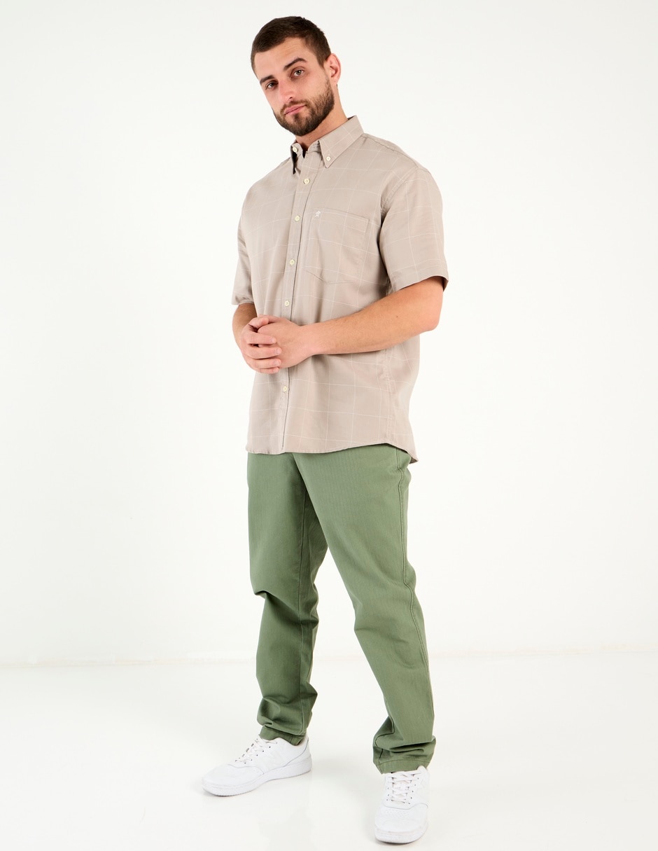 Camisa casual manga corta para hombre 3