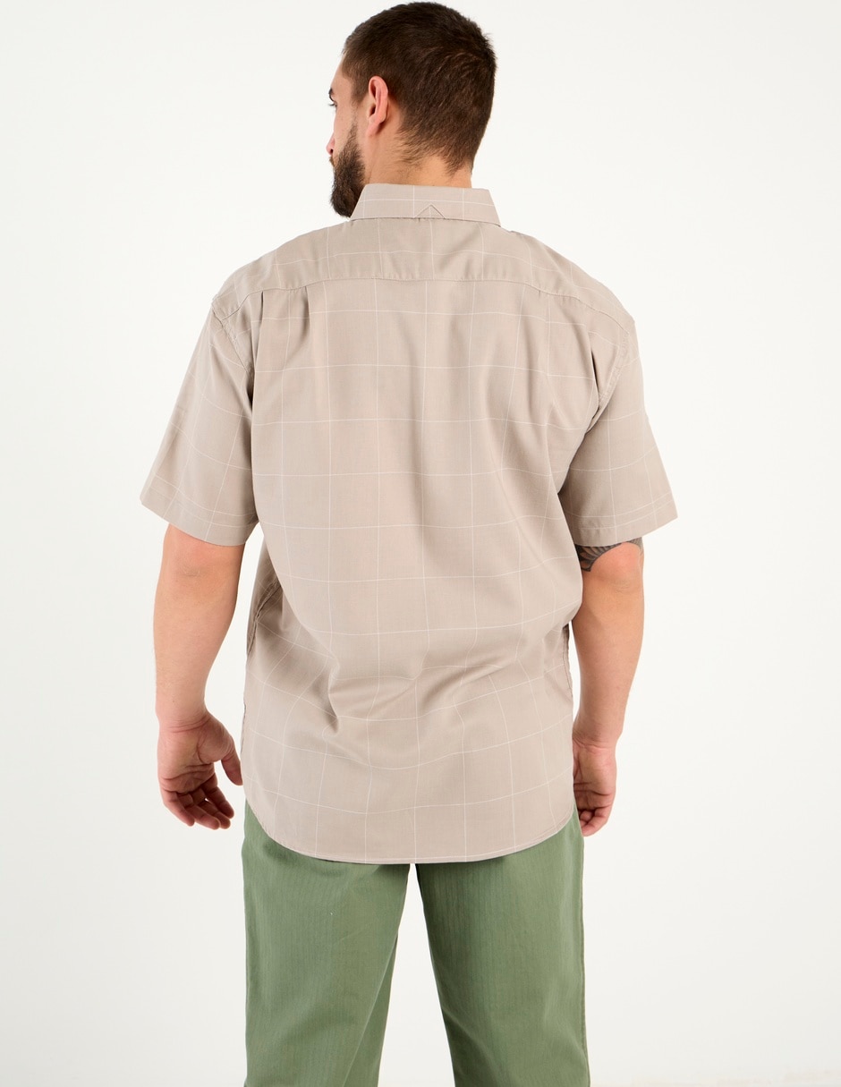 Camisa casual manga corta para hombre 6