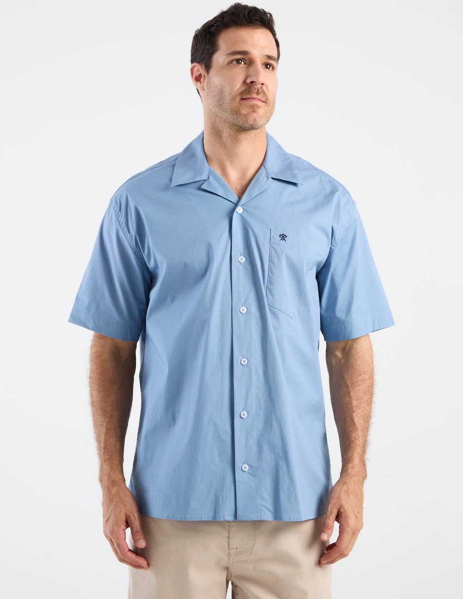 Camisa casual de algodón manga corta para hombre 2