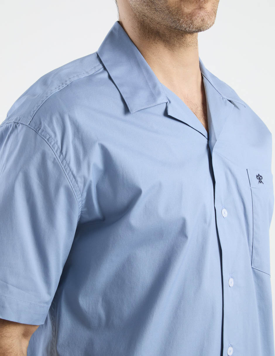 Camisa casual de algodón manga corta para hombre 4