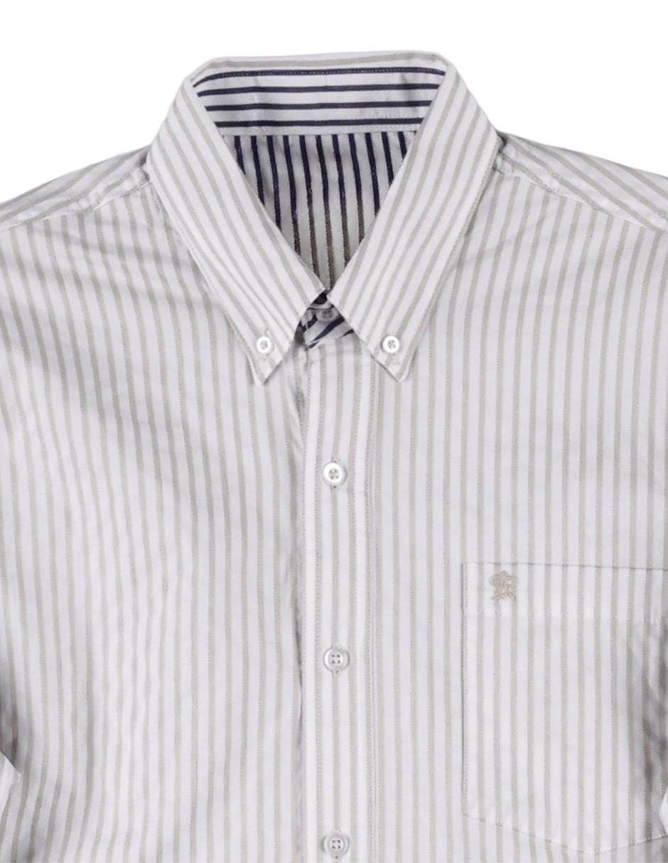 Camisa casual de algodón manga larga para hombre 5