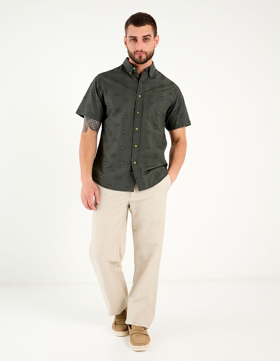 Camisa casual manga corta para hombre Camisa casual manga corta para hombre