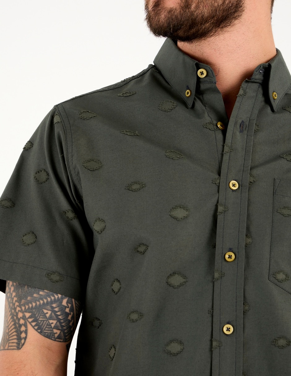 Camisa casual manga corta para hombre 5