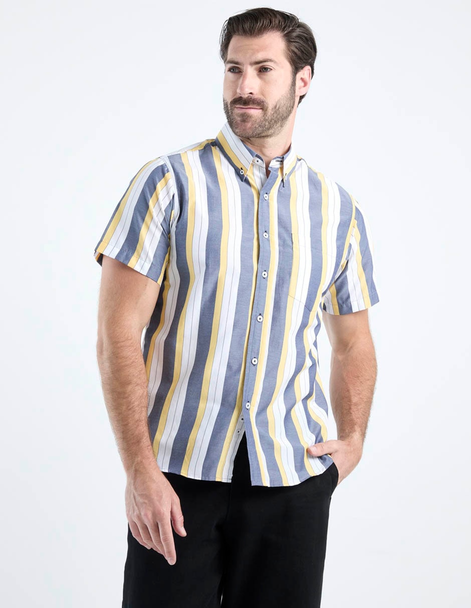 Camisa casual manga corta para hombre 2
