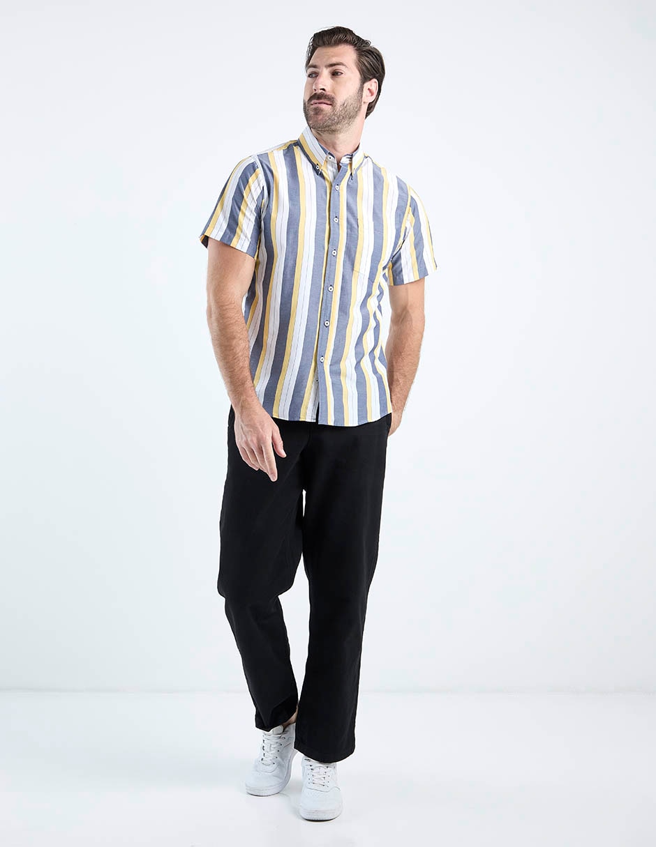 Camisa casual manga corta para hombre 3